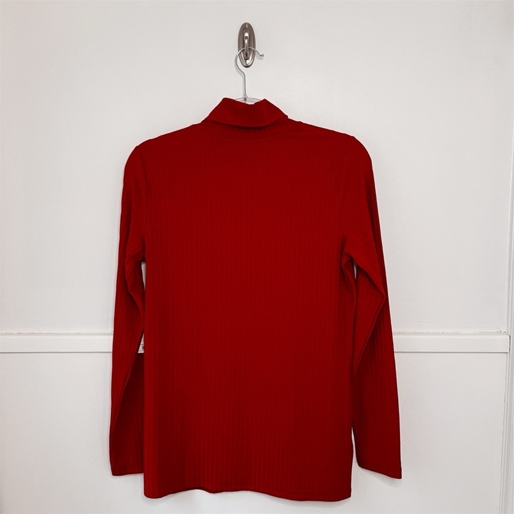 Athleta Red Essence Ribbed Turtleneck - Picture 10 of 14